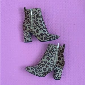 Leopard Ankle Booties